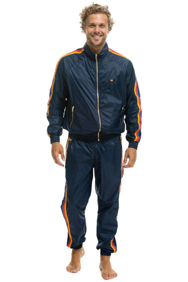 MEN'S 4 STRIPE WIND PANT - NAVY Outerwear Aviator Nation