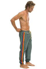 MEN'S 4 STRIPE WIND PANT - SEDONA GREY Outerwear Aviator Nation