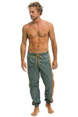 MEN'S 4 STRIPE WIND PANT - SEDONA GREY Outerwear Aviator Nation