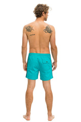MEN'S 5 STRIPE FLEX SHORTS - JADE Men's Board Shorts Aviator Nation