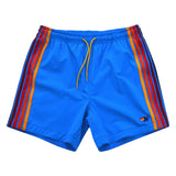 MEN'S 5 STRIPE FLEX SHORTS - PARROT BLUE Men's Board Shorts Aviator Nation