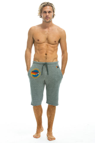 MEN'S AVIATOR NATION SWEATSHORTS - HEATHER GREY Sweatshorts Aviator Nation
