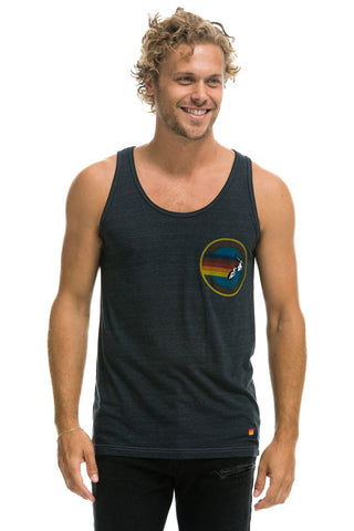 MEN'S AVIATOR NATION TANK - CHARCOAL Men's Tank Aviator Nation