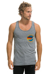 MEN'S AVIATOR NATION TANK - HEATHER GREY Men's Tank Aviator Nation