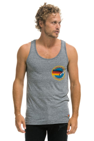 MEN'S AVIATOR NATION TANK - HEATHER GREY Men's Tank Aviator Nation