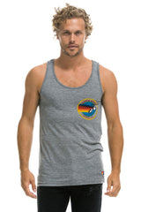 MEN'S AVIATOR NATION TANK - HEATHER GREY Men's Tank Aviator Nation