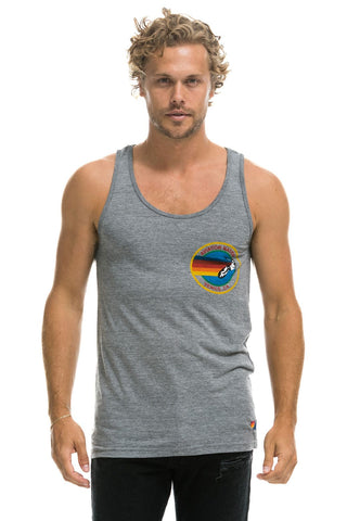 MEN'S AVIATOR NATION TANK - HEATHER GREY Men's Tank Aviator Nation