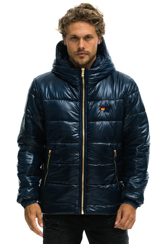 MEN'S BOLT LUXE TREKKER JACKET - GLOSSY NAVY Jacket Aviator Nation