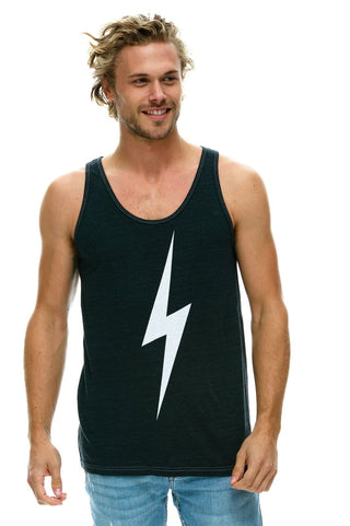 MEN'S BOLT TANK - CHARCOAL Men's Tank Aviator Nation