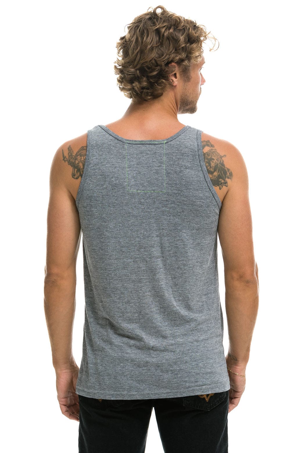 MEN'S BOLT TANK - HEATHER GREY Men's Tank Aviator Nation