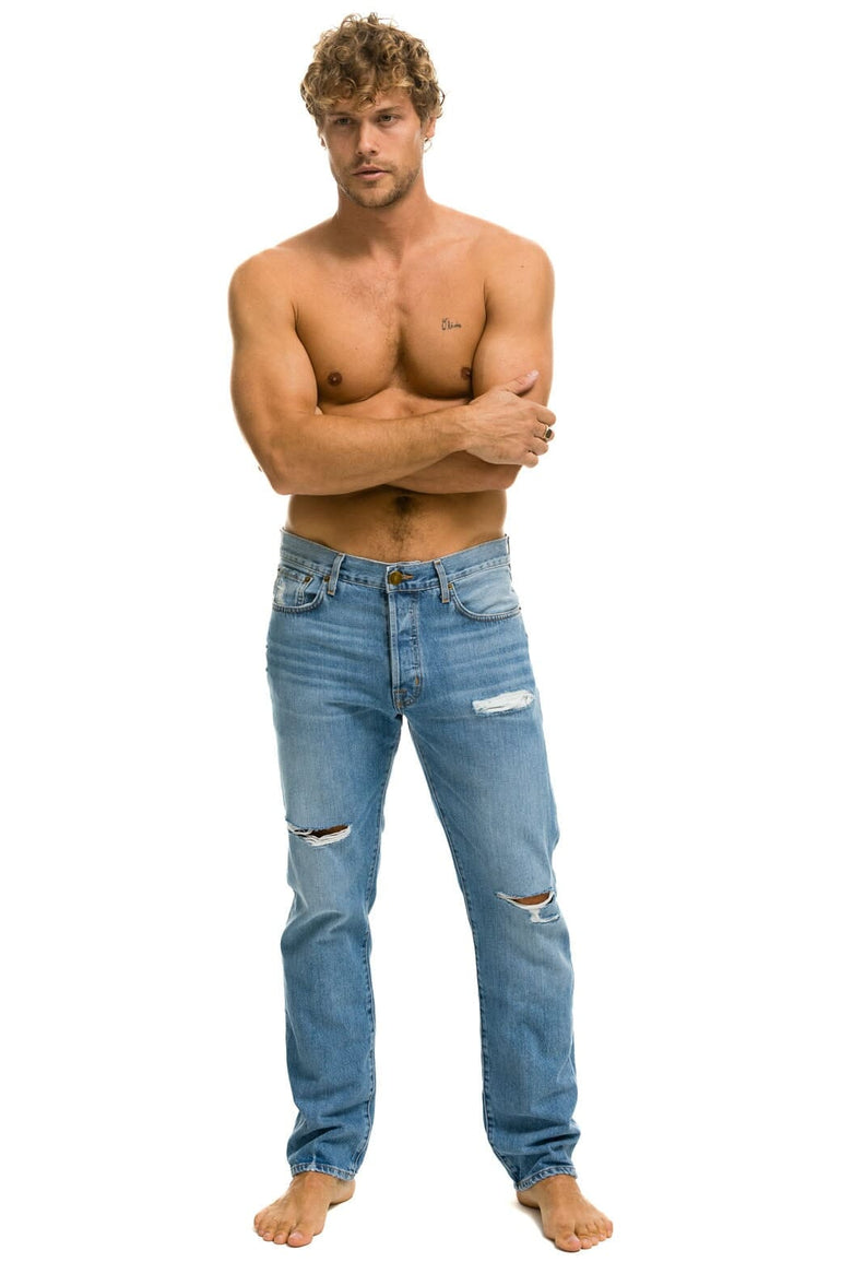 MEN'S CLASSIC STRAIGHT LEG DENIM JEAN - SUPER LIGHT Men's Jeans Aviator Nation