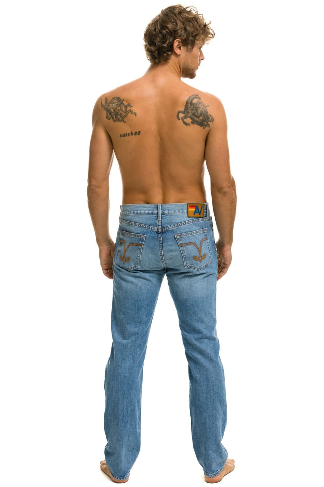 MEN'S CLASSIC STRAIGHT LEG DENIM JEAN - SUPER LIGHT Men's Jeans Aviator Nation