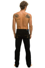 MEN'S CLASSIC STRAIGHT LEG DENIM JEAN - VINTAGE BLACK Men's Jeans Aviator Nation