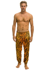 MEN'S CLASSIC VELVET SWEATPANTS - TIGER Mens Sweatpants Aviator Nation