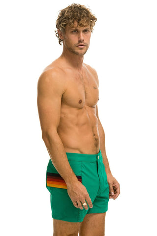 MEN'S HORIZONTAL 5 STRIPE FLEX SHORTS - AMAZON Men's Board Shorts Aviator Nation