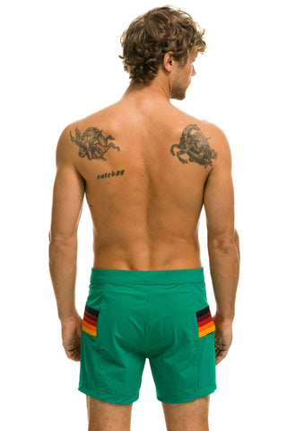 MEN'S HORIZONTAL 5 STRIPE FLEX SHORTS - AMAZON Men's Board Shorts Aviator Nation