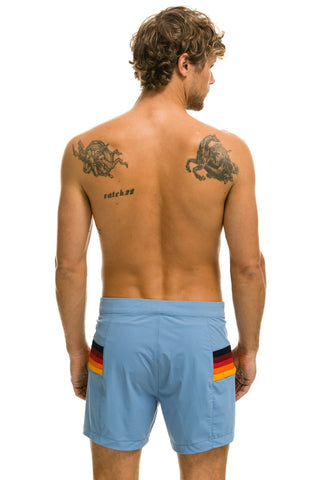 MEN'S HORIZONTAL 5 STRIPE FLEX SHORTS - ISLANDA Men's Board Shorts Aviator Nation