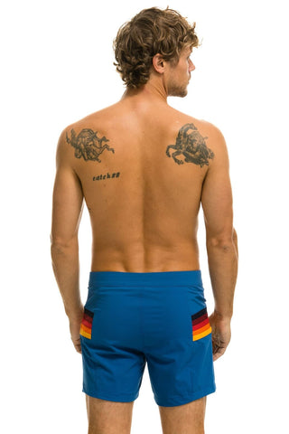 MEN'S HORIZONTAL 5 STRIPE FLEX SHORTS - SEA Men's Board Shorts Aviator Nation