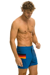 MEN'S HORIZONTAL 5 STRIPE FLEX SHORTS - SEA Men's Board Shorts Aviator Nation
