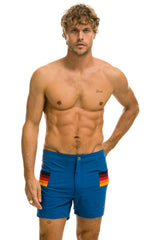 MEN'S HORIZONTAL 5 STRIPE FLEX SHORTS - SEA Men's Board Shorts Aviator Nation
