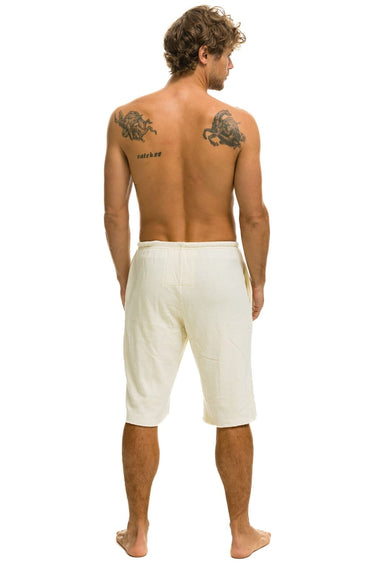 MEN'S LOGO SWEATSHORTS - VINTAGE WHITE Men's Sweatshorts Aviator Nation