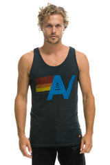 MEN'S LOGO TANK - CHARCOAL Men's Tank Aviator Nation