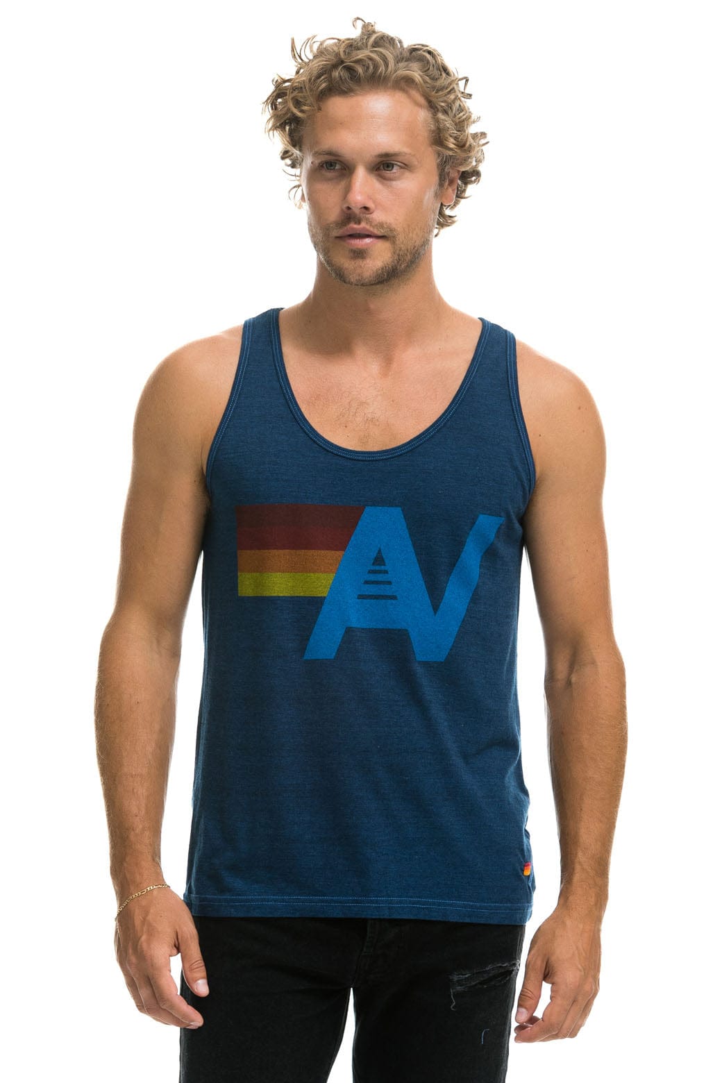 MEN'S LOGO TANK - NAVY Men's Tank Aviator Nation