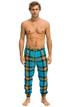 MEN'S PLAID LODGE PANT - JACKSON PLAID Mens Sweatpants Aviator Nation