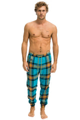MEN'S PLAID LODGE PANT - JACKSON PLAID Mens Sweatpants Aviator Nation