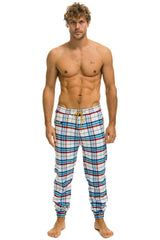 MEN'S PLAID LODGE PANT - MONTAUK PLAID Men's Sweatpants Aviator Nation