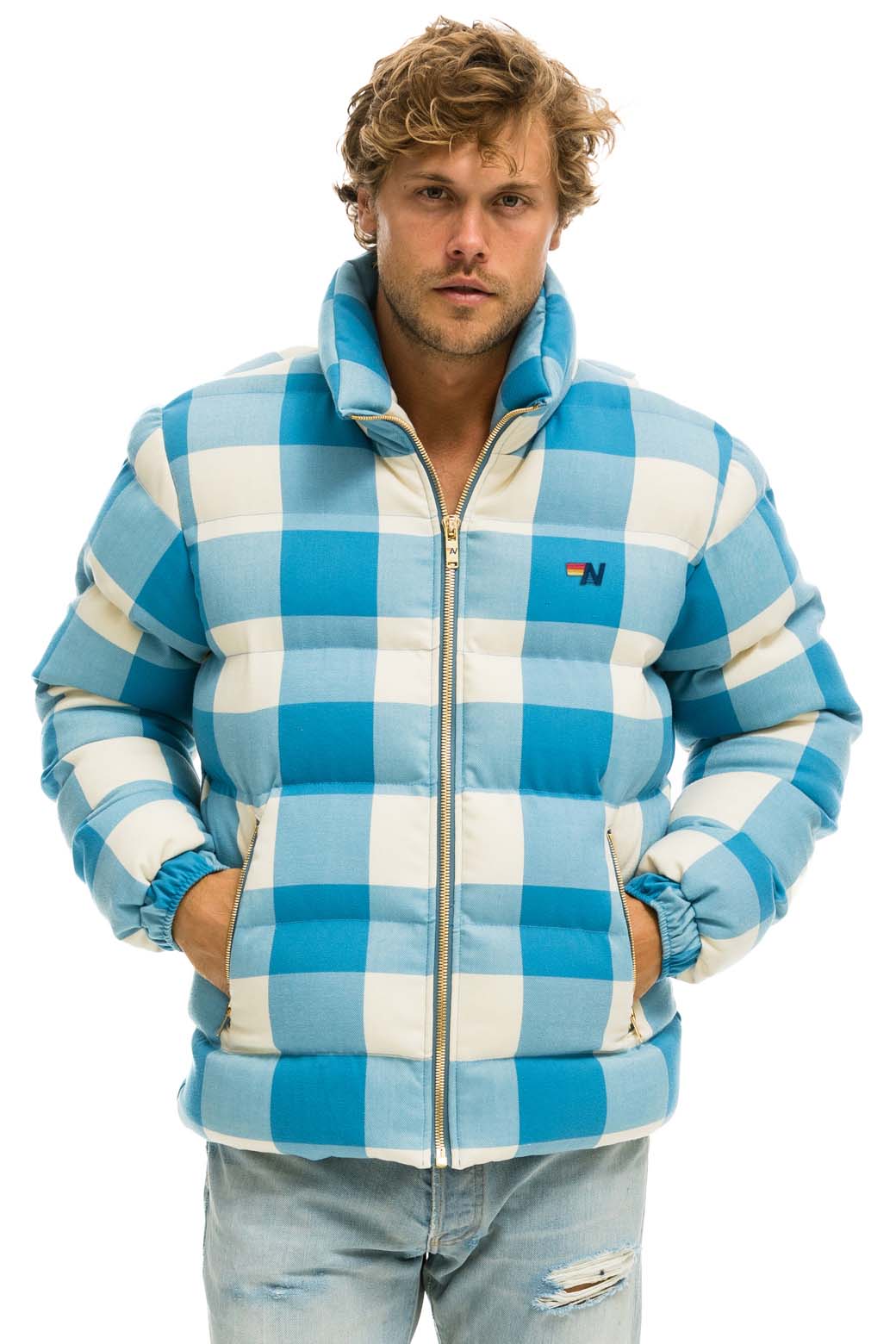MEN'S PLAID TRAVELER JACKET - HAYDEN PLAID Jacket Aviator Nation