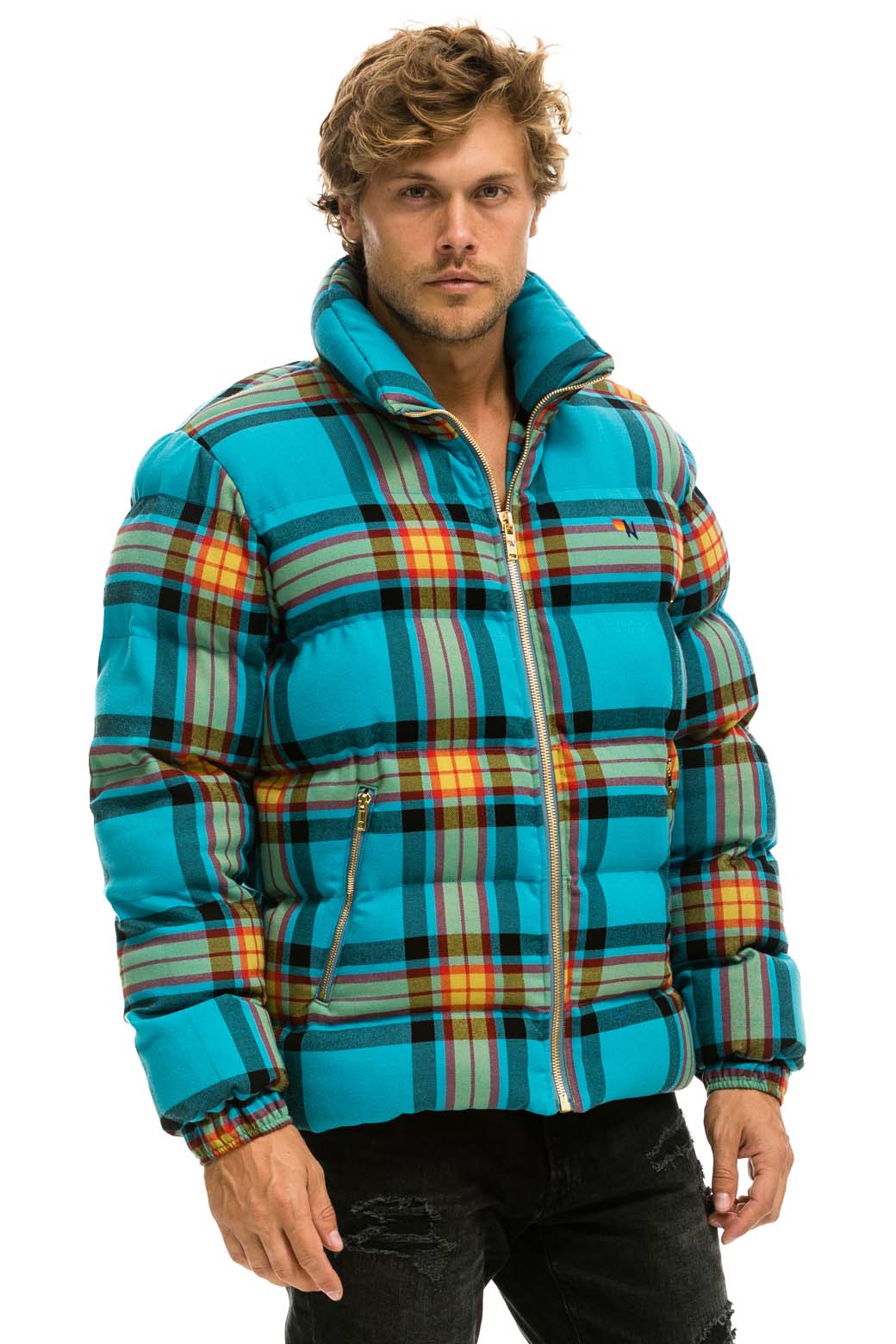 MEN'S PLAID TRAVELER JACKET - JACKSON PLAID Jacket Aviator Nation