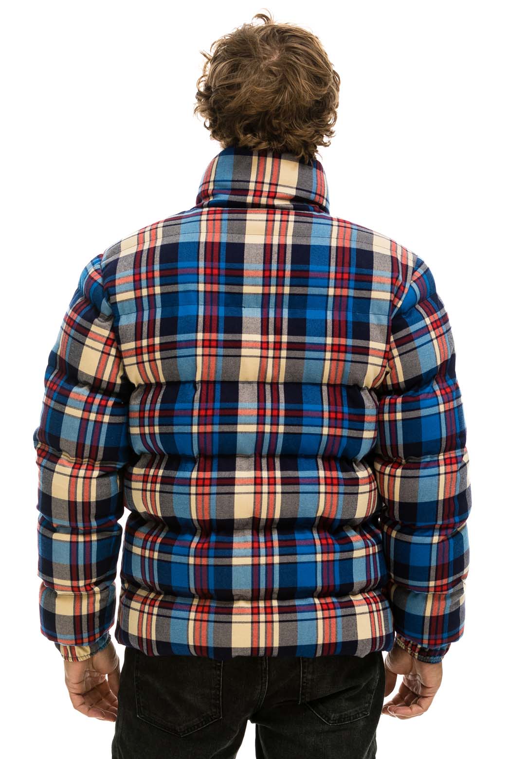 MEN'S PLAID TRAVELER JACKET - PATRIOT PLAID Jacket Aviator Nation