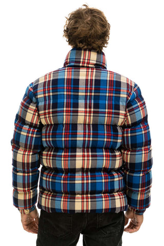 MEN'S PLAID TRAVELER JACKET - PATRIOT PLAID Jacket Aviator Nation