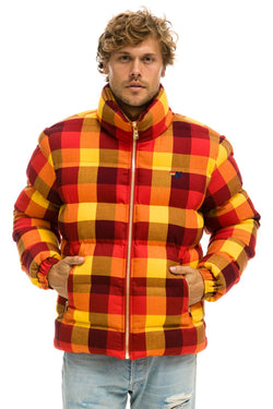 MEN'S PLAID TRAVELER JACKET - SURFY PLAID Jacket Aviator Nation