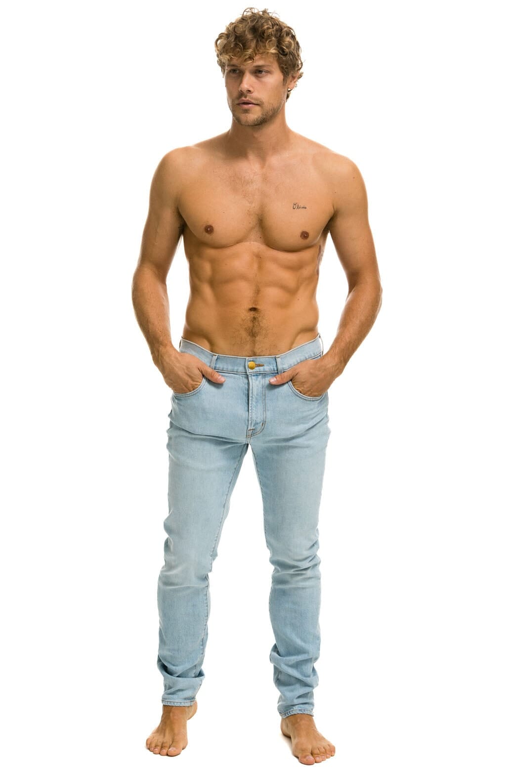 MEN'S SLIM FIT SURFER DENIM JEAN - SUPER LIGHT Men's Jeans Aviator Nation