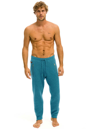 MEN'S VINTAGE CABIN CASHMERE SWEATER PANT - COBALT