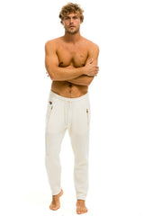 MEN'S VINTAGE CABIN CASHMERE SWEATER PANT - VINTAGE WHITE WOMENS Aviator Nation