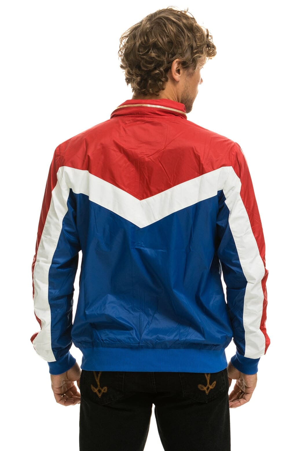 MEN'S WINDBREAKER JACKET - CLASSIC USA Men's Windbreaker Aviator Nation