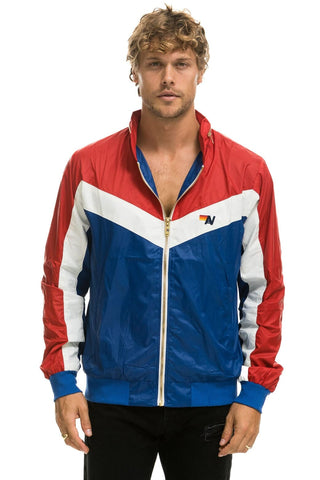 MEN'S WINDBREAKER JACKET - CLASSIC USA Men's Windbreaker Aviator Nation