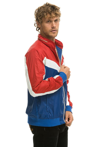 MEN'S WINDBREAKER JACKET - CLASSIC USA Men's Windbreaker Aviator Nation