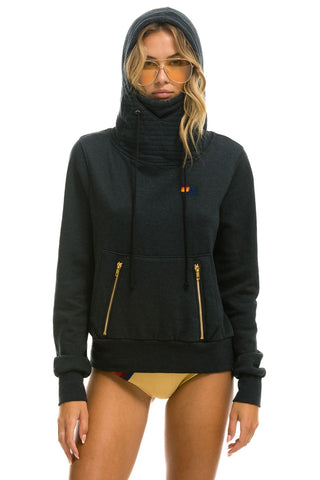 NINJA PULLOVER HOODIE - CHARCOAL Hoodie Aviator Nation