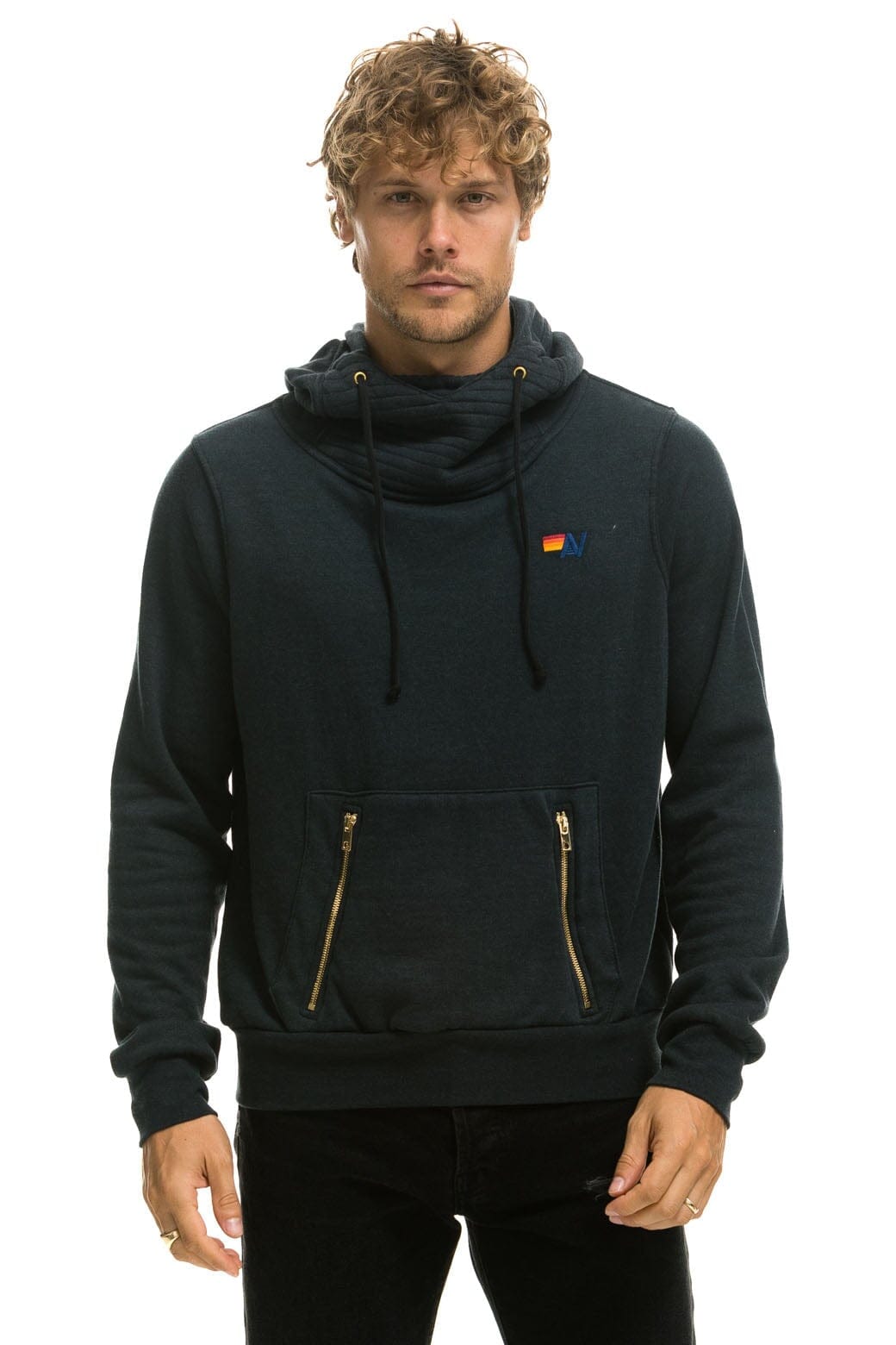 NINJA PULLOVER HOODIE - CHARCOAL Hoodie Aviator Nation