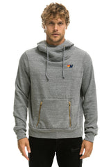 NINJA PULLOVER HOODIE - HEATHER GREY Hoodie Aviator Nation
