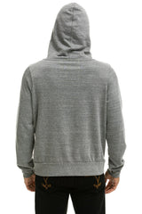 NINJA PULLOVER HOODIE - HEATHER GREY Hoodie Aviator Nation