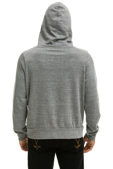 NINJA PULLOVER HOODIE - HEATHER GREY Hoodie Aviator Nation