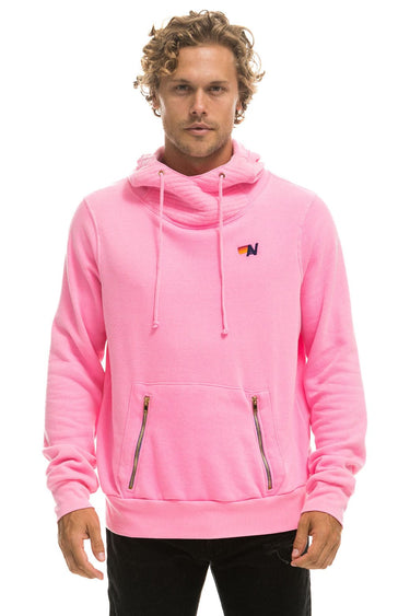 NINJA PULLOVER HOODIE - NEON PINK Hoodie Aviator Nation