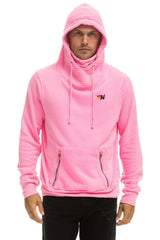 NINJA PULLOVER HOODIE - NEON PINK Hoodie Aviator Nation
