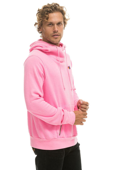 NINJA PULLOVER HOODIE - NEON PINK Hoodie Aviator Nation