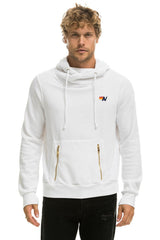 NINJA PULLOVER HOODIE - WHITE Hoodie Aviator Nation